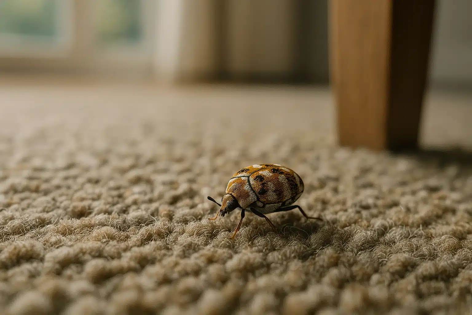 Tæppebiller bekæmpelse