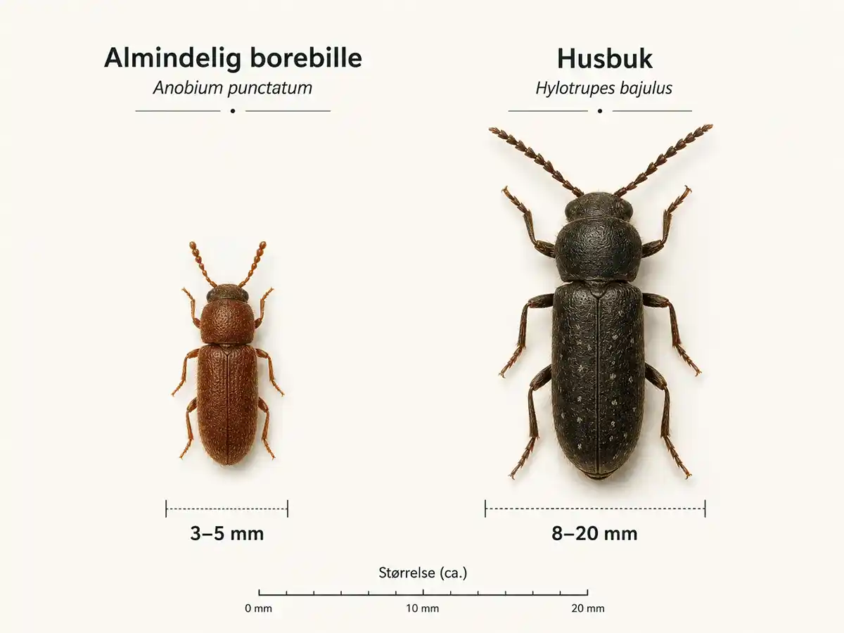 Hvad er borebiller? | Larver og tegn i træværk | AZ
